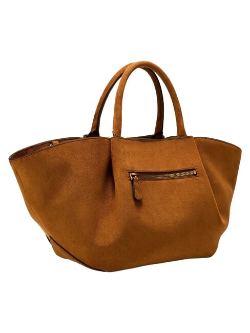 ALLEGRA Handtasche mit Schulterriemen COGNAC - Damentaschen