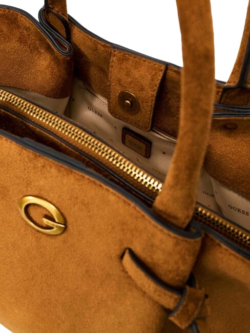 ALLEGRA Handtasche mit Schulterriemen COGNAC - Damentaschen