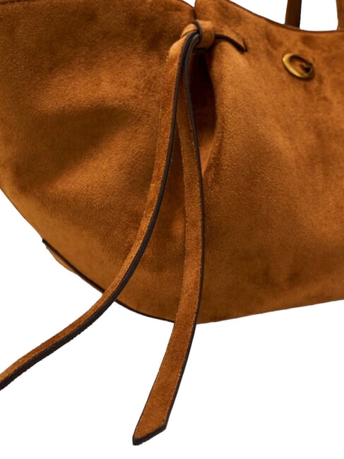 ALLEGRA Handtasche mit Schulterriemen COGNAC - Damentaschen