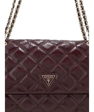 GUESS JULIET Umh&auml;ngetasche Burgund - Damentaschen - 5