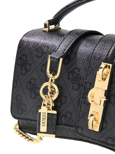 YVONNE LOGO Handtasche mit Schulterriemen Kohle - Damentaschen