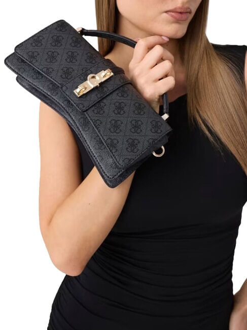 YVONNE LOGO Handtasche mit Schulterriemen Kohle - Damentaschen