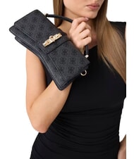 GUESS YVONNE LOGO Handtasche mit Schulterriemen Kohle - Damentaschen - 7