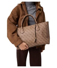 GUESS MARISSA Handtasche mit Schulterriemen MILCH-LOGO - Damentaschen - 7