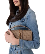 GUESS YVONNE LOGO Handtasche mit Schulterriemen MILCH-LOGO - Damentaschen - 2