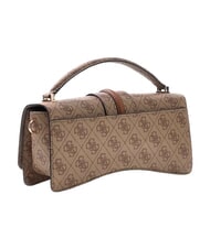 GUESS YVONNE LOGO Handtasche mit Schulterriemen MILCH-LOGO - Damentaschen - 3