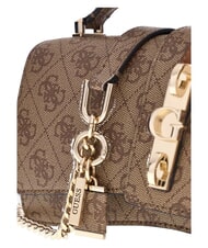 GUESS YVONNE LOGO Handtasche mit Schulterriemen MILCH-LOGO - Damentaschen - 6