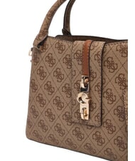 GUESS YVONNE LOGO Handtasche mit Schulterriemen MILCH-LOGO - Damentaschen - 6