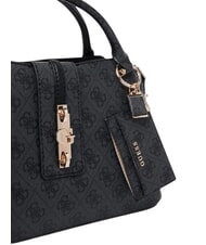 GUESS YVONNE LOGO Handtasche mit Schulterriemen Kohle - Damentaschen - 6