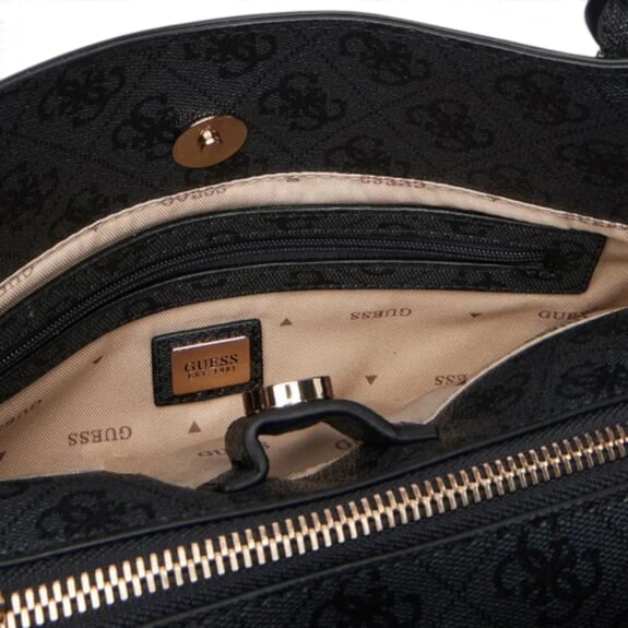 YVONNE LOGO Handtasche mit Schulterriemen Kohle - Damentaschen