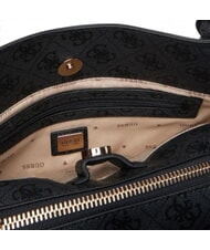 GUESS YVONNE LOGO Handtasche mit Schulterriemen Kohle - Damentaschen - 7