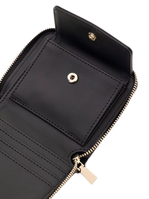 MELODY Kompakte Geldb&ouml;rse mit Rei&szlig;verschluss SCHWARZ - Brieftaschen Damen