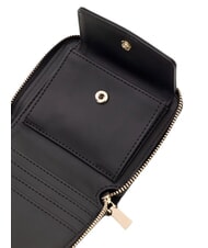 GUESS MELODY Kompakte Geldb&ouml;rse mit Rei&szlig;verschluss SCHWARZ - Brieftaschen Damen - 4