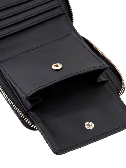 MELODY Kompakte Geldb&ouml;rse mit Rei&szlig;verschluss SCHWARZ - Brieftaschen Damen
