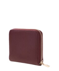 GUESS LAUREL 2  Kleine Geldb&ouml;rse mit Rundum-Rei&szlig;verschluss Burgund - Brieftaschen Damen - 3