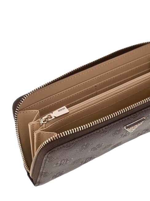 BLAKE Gro&szlig;e Geldb&ouml;rse mit Rei&szlig;verschluss braun - Brieftaschen Damen