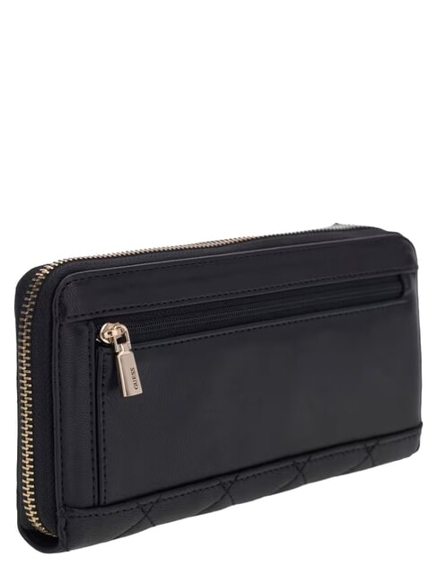 JULIET Gro&szlig;e Geldb&ouml;rse mit Rei&szlig;verschluss SCHWARZ - Brieftaschen Damen