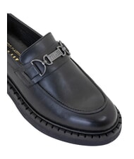ALVIERO MARTINI PRIMA CLASSE GEO Ledermokassins Schwarz - Damenschuhe - 4