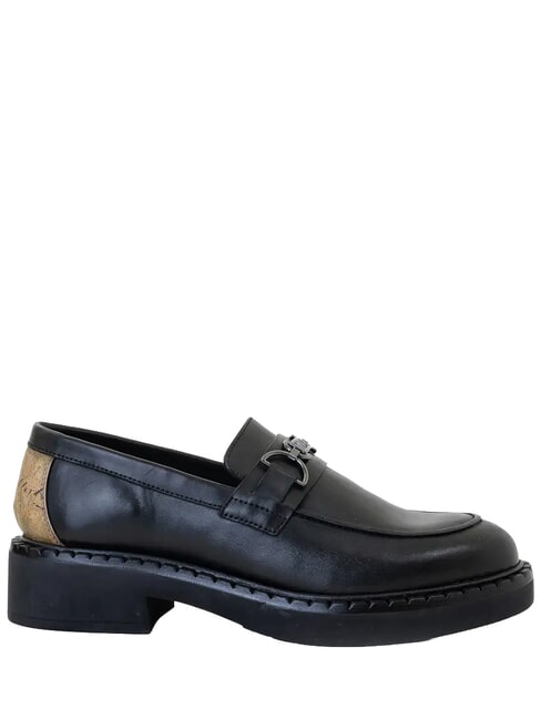 GEO Ledermokassins Schwarz - Damenschuhe