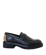 ALVIERO MARTINI PRIMA CLASSE GEO Ledermokassins Schwarz - Damenschuhe - 2