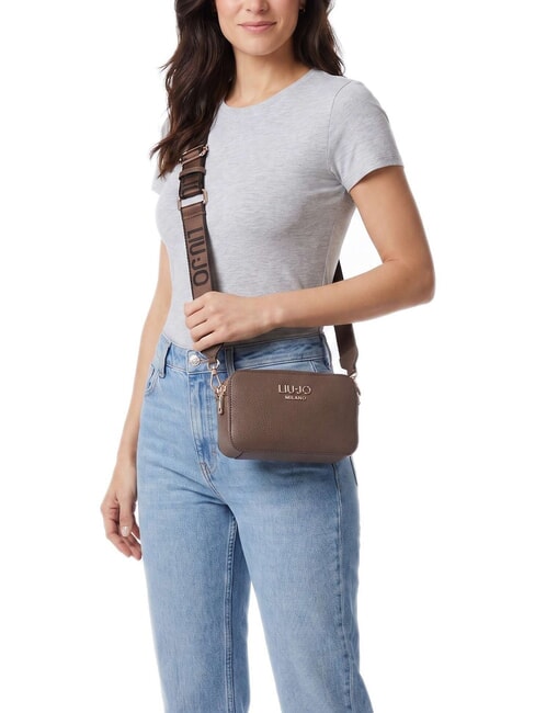 RIDHI Mini-Schultertasche f&uuml;r Kameras dunkler Mokka - Damentaschen