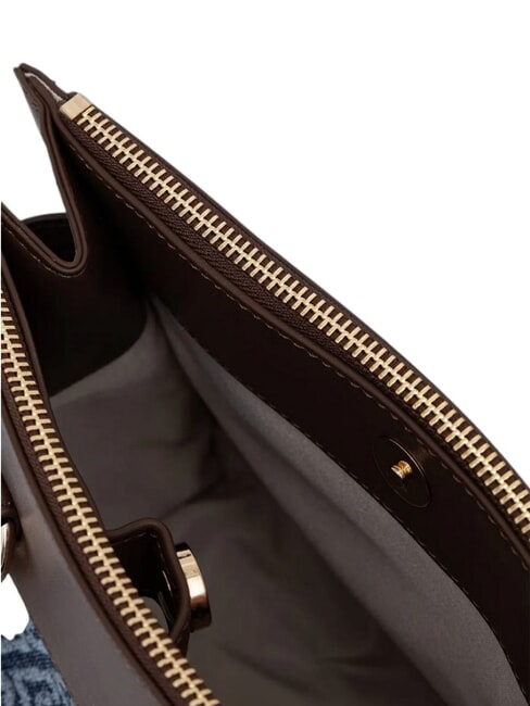 MANHATTAN Handtasche mit Schulterriemen blauer Denim - Damentaschen