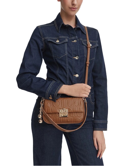 ADIVA Mini-Schultertasche mit Schultergurt Wildleder- - Damentaschen