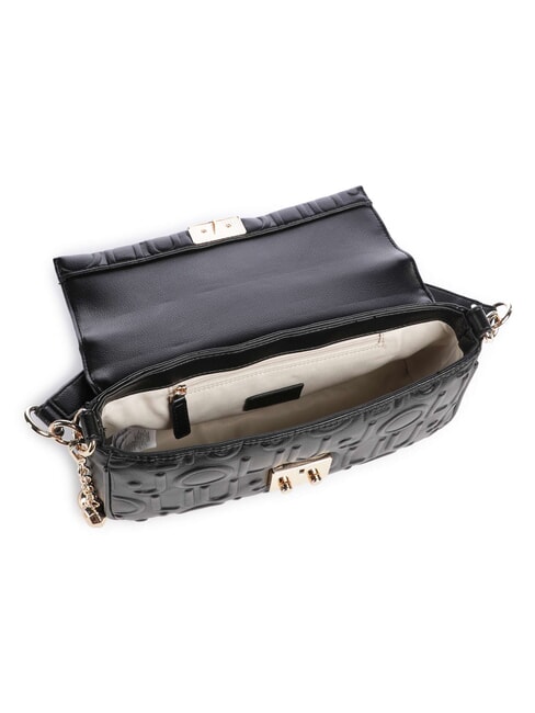 ADIVA Schultertasche mit Schultergurt SCHWARZ - Damentaschen