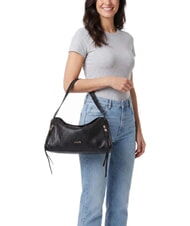 LIUJO TILDE Schultertasche mit Schultergurt SCHWARZ - Damentaschen - 2