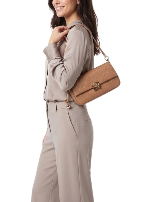 ADIVA Schultertasche mit Schultergurt Wildleder- - Damentaschen