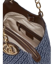 LIUJO FAIZA Umh&auml;ngetasche blauer Denim - Damentaschen - 5