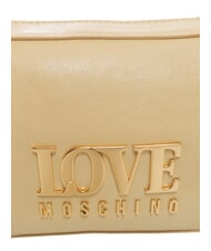 LOVE MOSCHINO GILDED Schultertasche mit Kette Butter - Damentaschen - 3