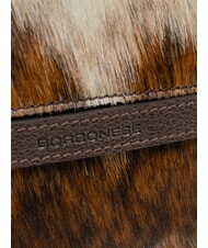 BORBONESE B-GALLERY Handtasche mit Schulterriemen nat&uuml;rlich/asche/kakao - Damentaschen - 4