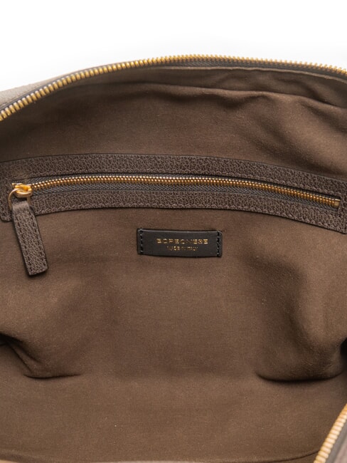 B-GALLERY Handtasche mit Schulterriemen nat&uuml;rlich/asche/kakao - Damentaschen