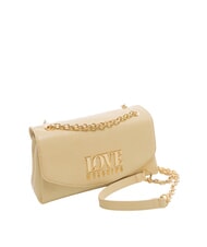 LOVE MOSCHINO GILDED Schultertasche mit Kette Butter - Damentaschen - 2
