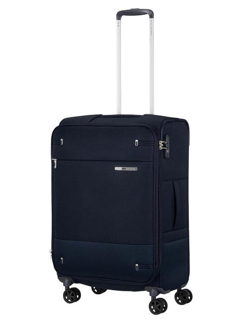 BASE BOOST Mittlerer Trolley, erweiterbar blu navy - Halbharte Trolleys