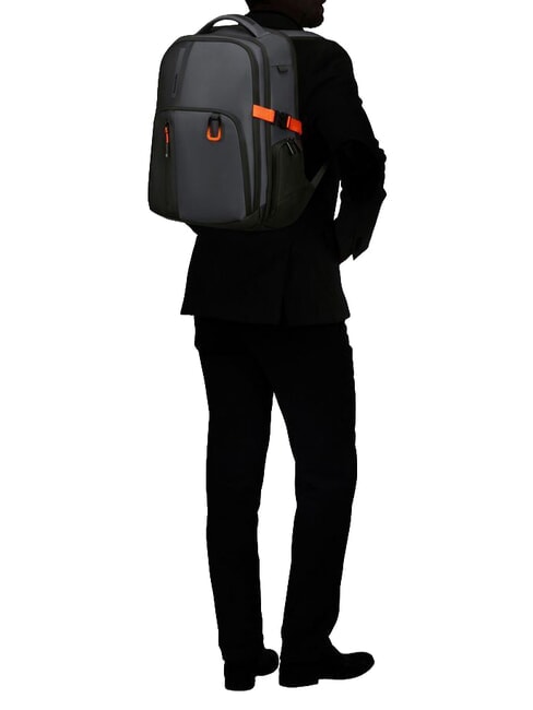 BIZ2GO Tagesausflugsrucksack, 15,6 "PC-Halterung Graphit - PC-Rucks&auml;cke