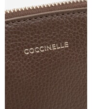 COCCINELLE ROUNDED ENVELOPE Lederclutch Br&uuml;nette - Damentaschen - 4