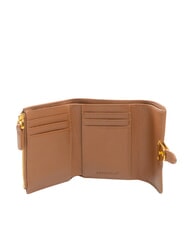 COCCINELLE CAMPUS Kleines Lederportemonnaie Cognac - Brieftaschen Damen - 2