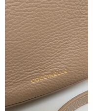 COCCINELLE WHISPER Mini-Schultertasche warmes Taupe - Damentaschen - 4