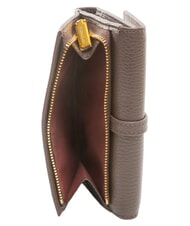 COCCINELLE CHERRY Mittelgro&szlig;e Ledergeldb&ouml;rse Br&uuml;nette - Brieftaschen Damen - 3