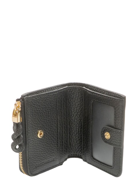 CHARLOTTE Mini-Geldb&ouml;rse aus Leder Schwarz - Brieftaschen Damen