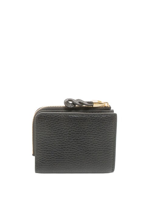 CHARLOTTE Mini-Geldb&ouml;rse aus Leder Schwarz - Brieftaschen Damen