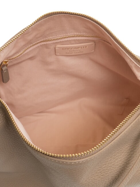 ALMADA Schultertasche, Leder warmes Taupe - Damentaschen