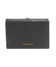 COCCINELLE CHERRY Mittelgro&szlig;e Ledergeldb&ouml;rse Schwarz - Brieftaschen Damen - 4