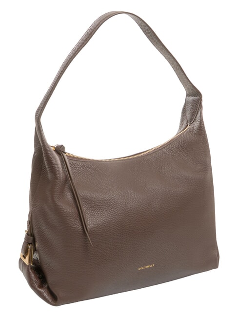 ALMADA Schultertasche, Leder Br&uuml;nette - Damentaschen