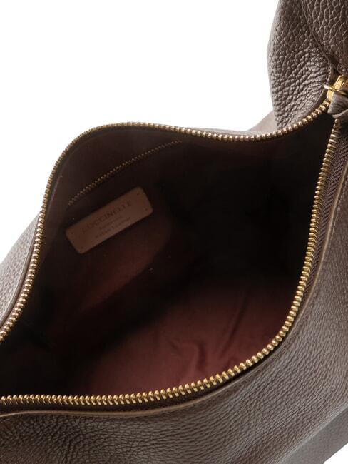 ALMADA Schultertasche, Leder Br&uuml;nette - Damentaschen