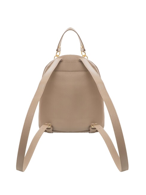 ALPHA Lederrucksack warmes Taupe - Damentaschen