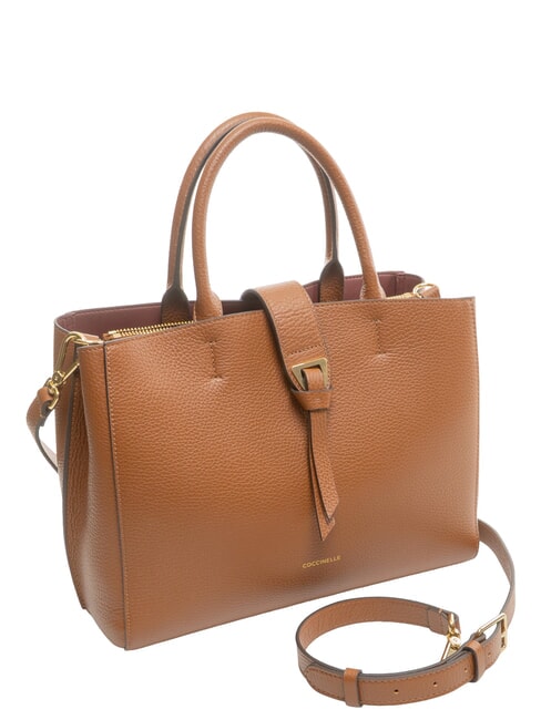 ALBA Handtasche mit Schulterriemen Cognac - Damentaschen