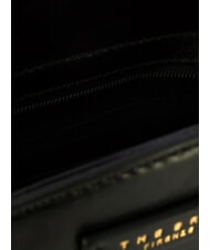 THE BRIDGE COSTANZA Mini-Schultertasche aus Leder Schwarzes Gold - Damentaschen - 4